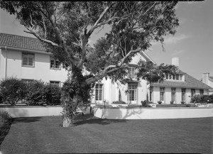 Garden front of residence, 1965.