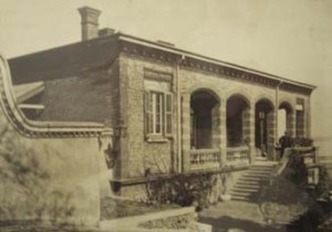 Consul’s house and offices, built 1873, on the hill over-looking the Chinkiang concession area.