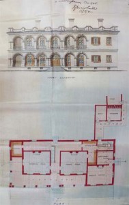 Marshall’s drawing of the Pakhoi house, showing the simplicity of the plan.