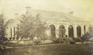 The one storey residence that Cowan built for Wuchow.