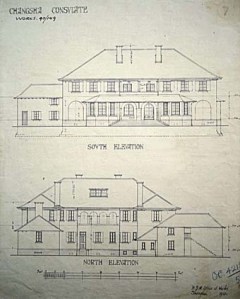 1910 drawing for the consul’s house and offices at Changsha.