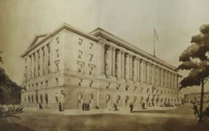 A 1923 proposal by the architect, William Roberts, for the re-building of the Shanghai compound. It was never pursued.