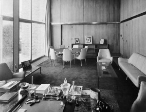 The ambassador's study, 1960.