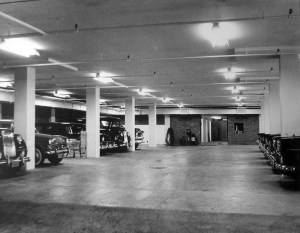 Garage for official cars, 1960.