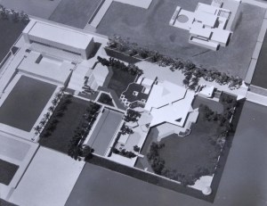 Early model of PSA's compound proposals, 1975.