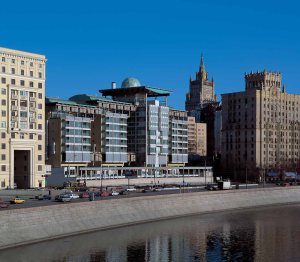 Embassy frontage to the river.