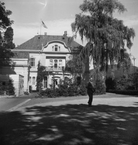 Ambassador's residence, Bonn, at 39 Heisterbachstrasse, 1952 (just before vacation by the American high commssioner. 