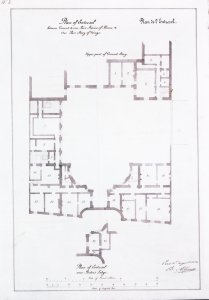 Albano's entresol (mezzanine) plan, 1852.