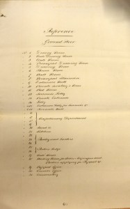 Albano's key to Ground Floor plan 