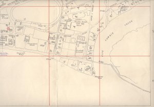 1954 map of part of Lagos Lagoon. Flagstaff House is immediately west of Magazine Point, now occupied by Lagos yacht club, 