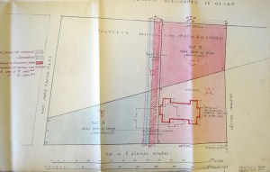 Transformation of site by exchanging blue area for red.