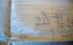 Plan of the chapel, 1962.