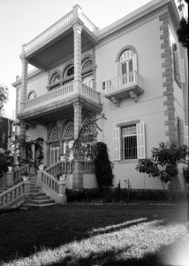 Former main entrance, 1964.
