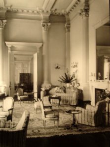 Ambassador's drawing room, 1924.