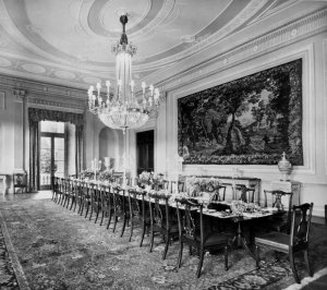 Dining room, 1950.