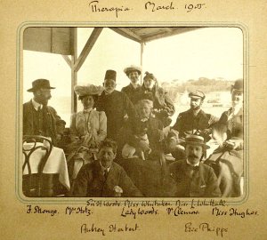 Boating party, 1905.