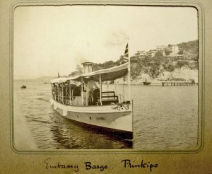 The embassy barge in 1907.