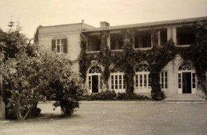 The enclosed garden veranda, 1950s.