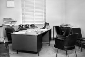 Single office, probably for a first secretary, 1964.