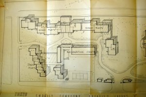A 1969 Ministry proposal for the development of the south half of the compound.