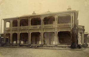 West front of minister's residence, c. 1910.