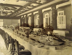 Interior of new dining room, 1911.