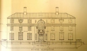 Front elevation of new consulate-general building, 1930.