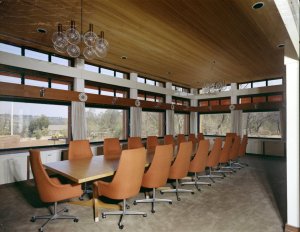 The dining room, 1973.