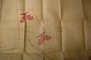 First land purchase. Only the northern pair of bungalows was built, 1907.