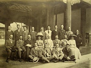 Legation staff group, c 1910.