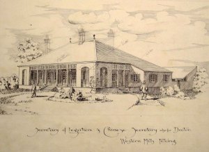 Bungalow for Secretary, Chinese secretary and doctor, 1897.