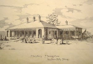 Minister's bungalow, 1897.