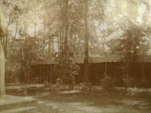 The big tent for major events opposite the front of the minister's summer residence, 1920s.
