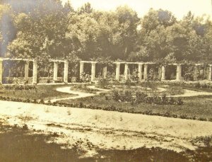 Minister's rose garden, 1920s.