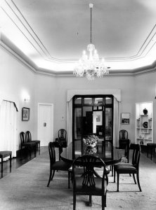 The dining room, 1965.