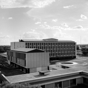 The offices, from Dorset House (from north-east), 1959.