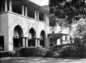 Entrance front, from south-west, 1964.