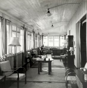 Consulate veranda, 1953.