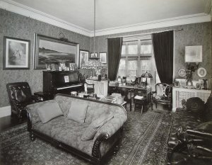 The study (originally the dining room), pre-purchase.