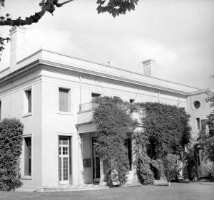Garden front, from north-west, 1953.