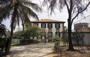 Entrance, west, front, 1965.