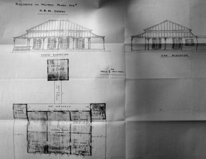 Plans and elevations, 1898.