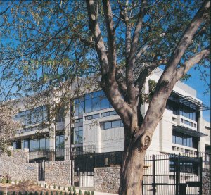 New immigration wing, from north-west, 1993.