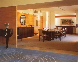 Dining room, from drawing room, 1985.
