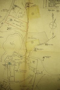 District plan, with legation buildings shown in Ash-Shan quarter, 1946.