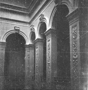 Hall columns, 1953.