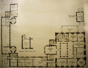 First floor plan, 1919.