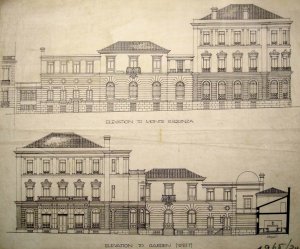 Elevation drawings of Fernando el Santo, 1919.