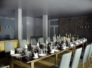 Dining room, 1960.