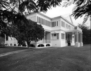 Main front , from the south, 1962.